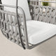 Kaliah Outdoor Patio Aluminum Swing Chair