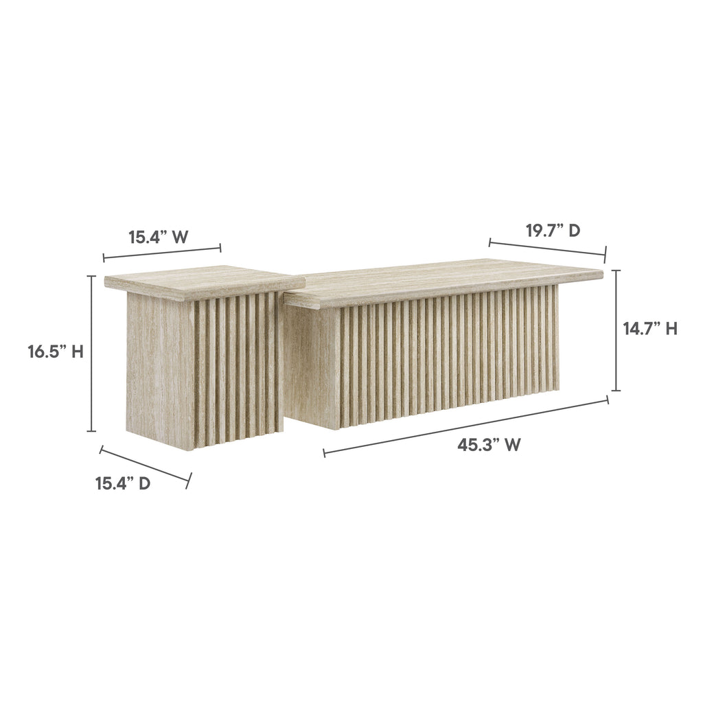 Modway Tables Render Nesting Coffee Tables Set of 2 – Modway