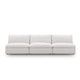 Commix Down Filled Overstuffed 3-Piece Armless Sectional Sofa