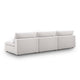 Commix Down Filled Overstuffed 3-Piece Armless Sectional Sofa