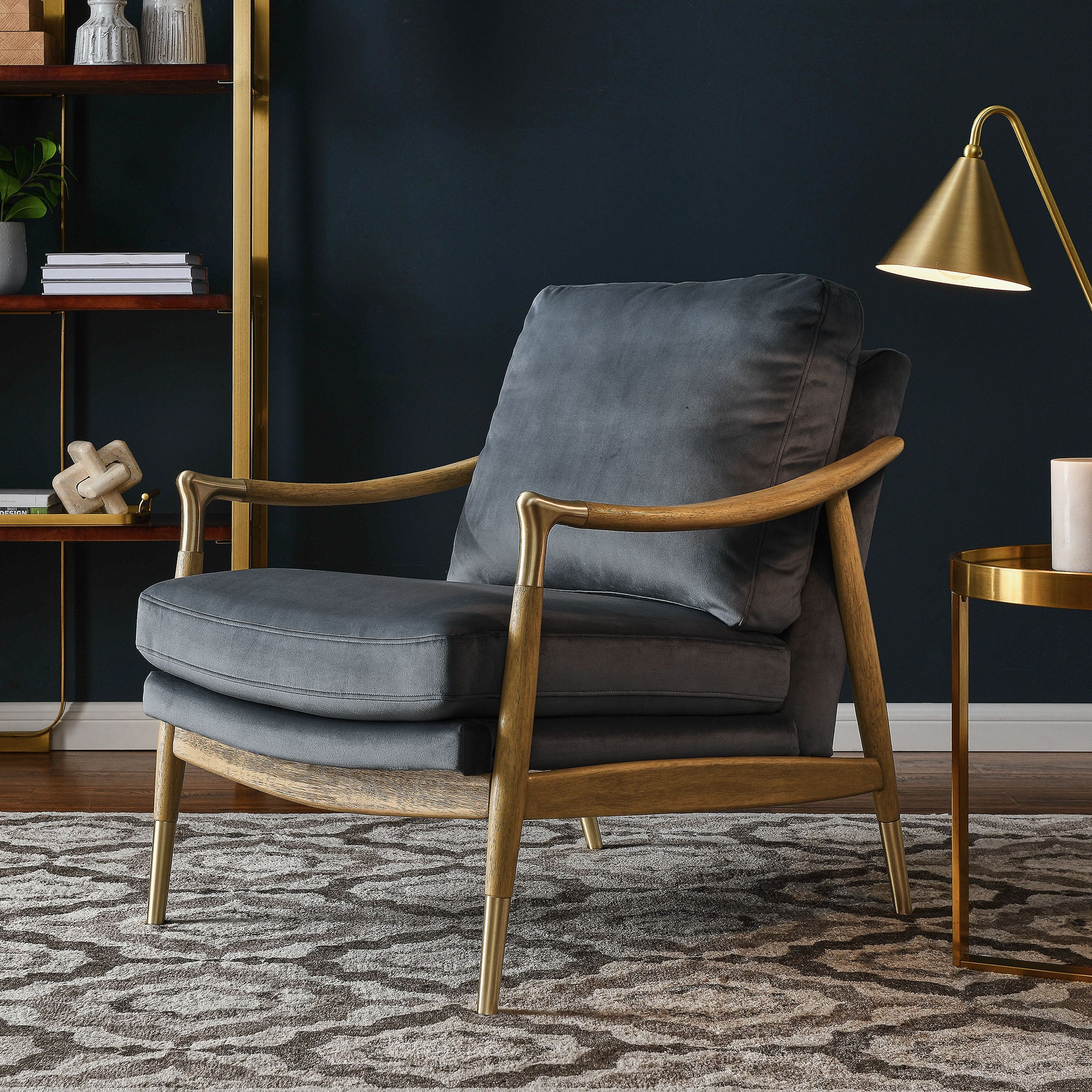 Langford Performance Velvet Accent Armchair – Modway