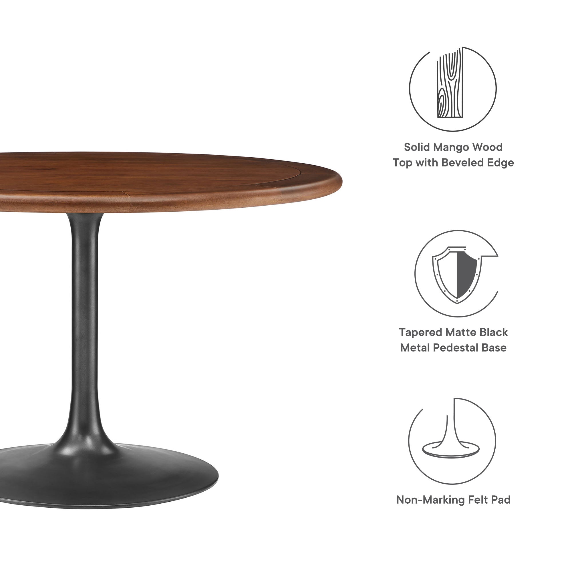 Solid Wood / Black Walnut