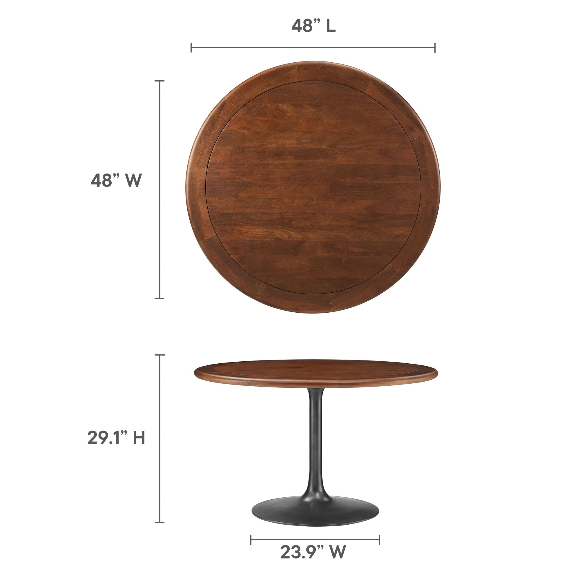 Solid Wood / Black Walnut