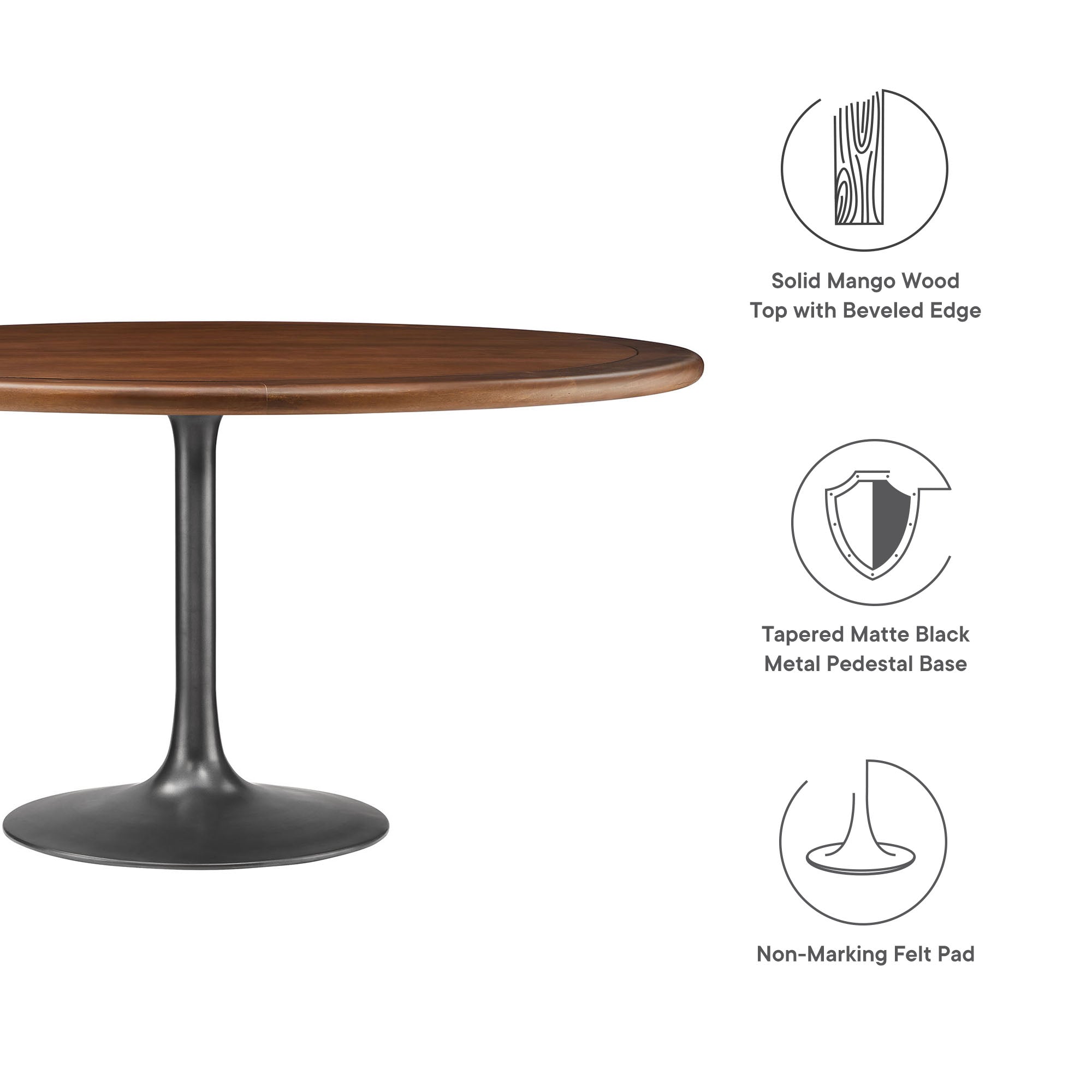 Solid Wood / Black Walnut