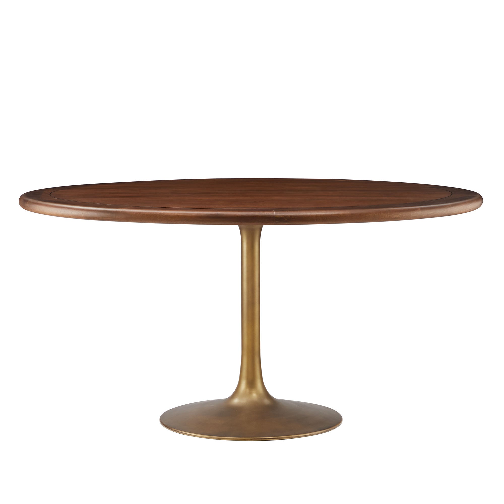 Solid Wood / Brass Walnut