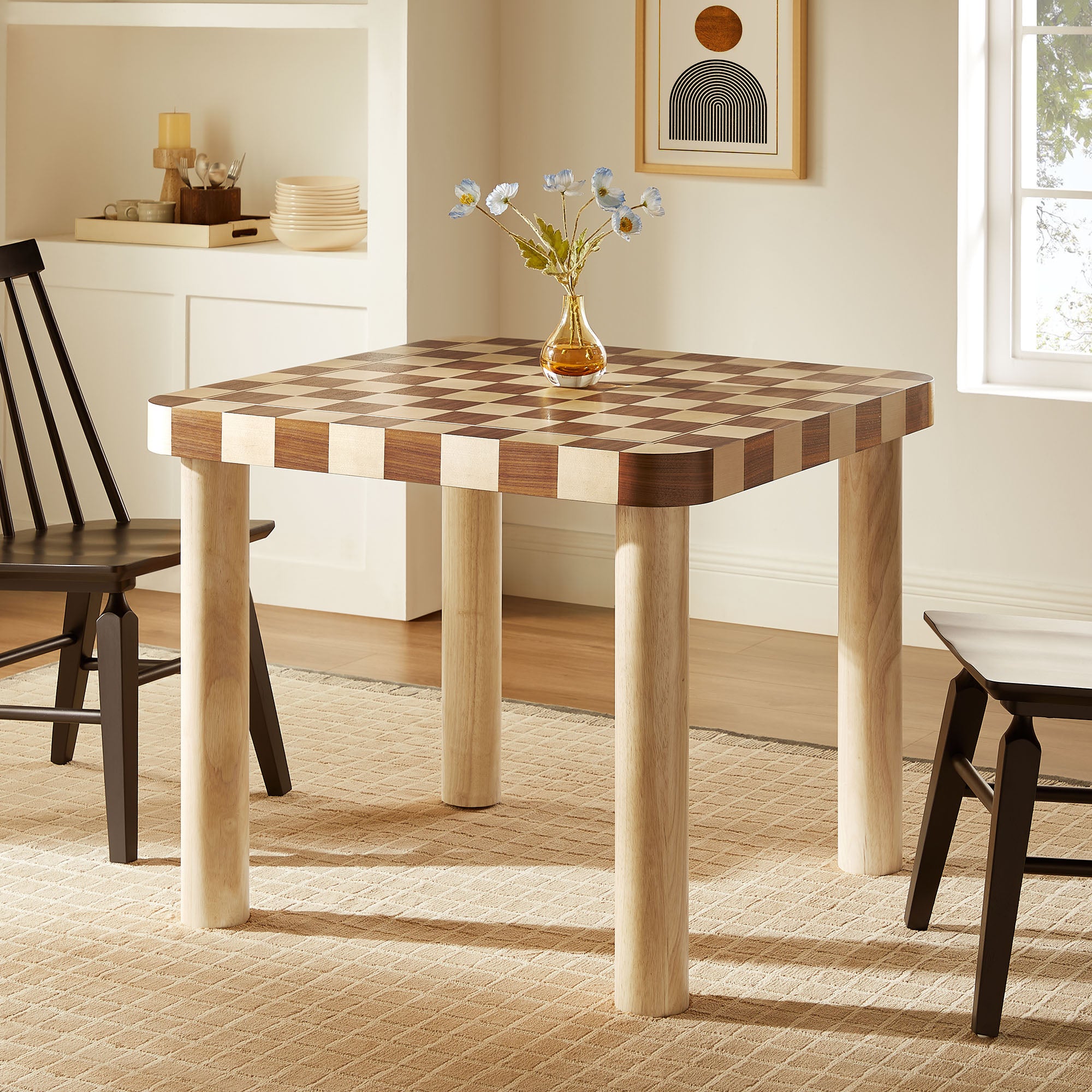 Oak and Walnut