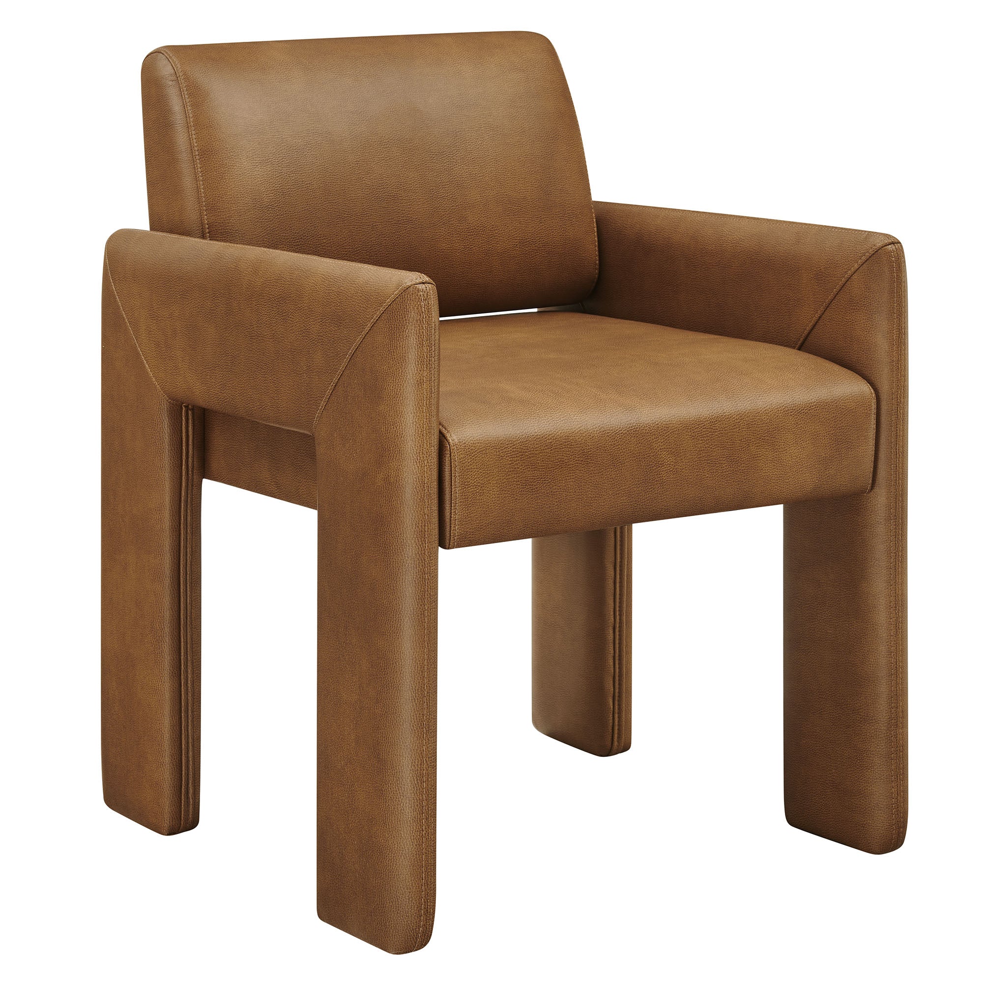 Daven Vegan Leather Dining Armchair – Modway