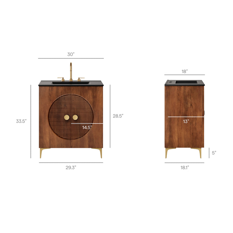 Walnut Black