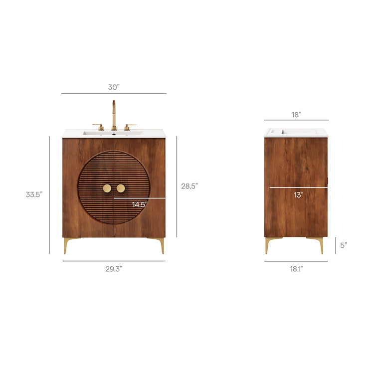 Walnut White