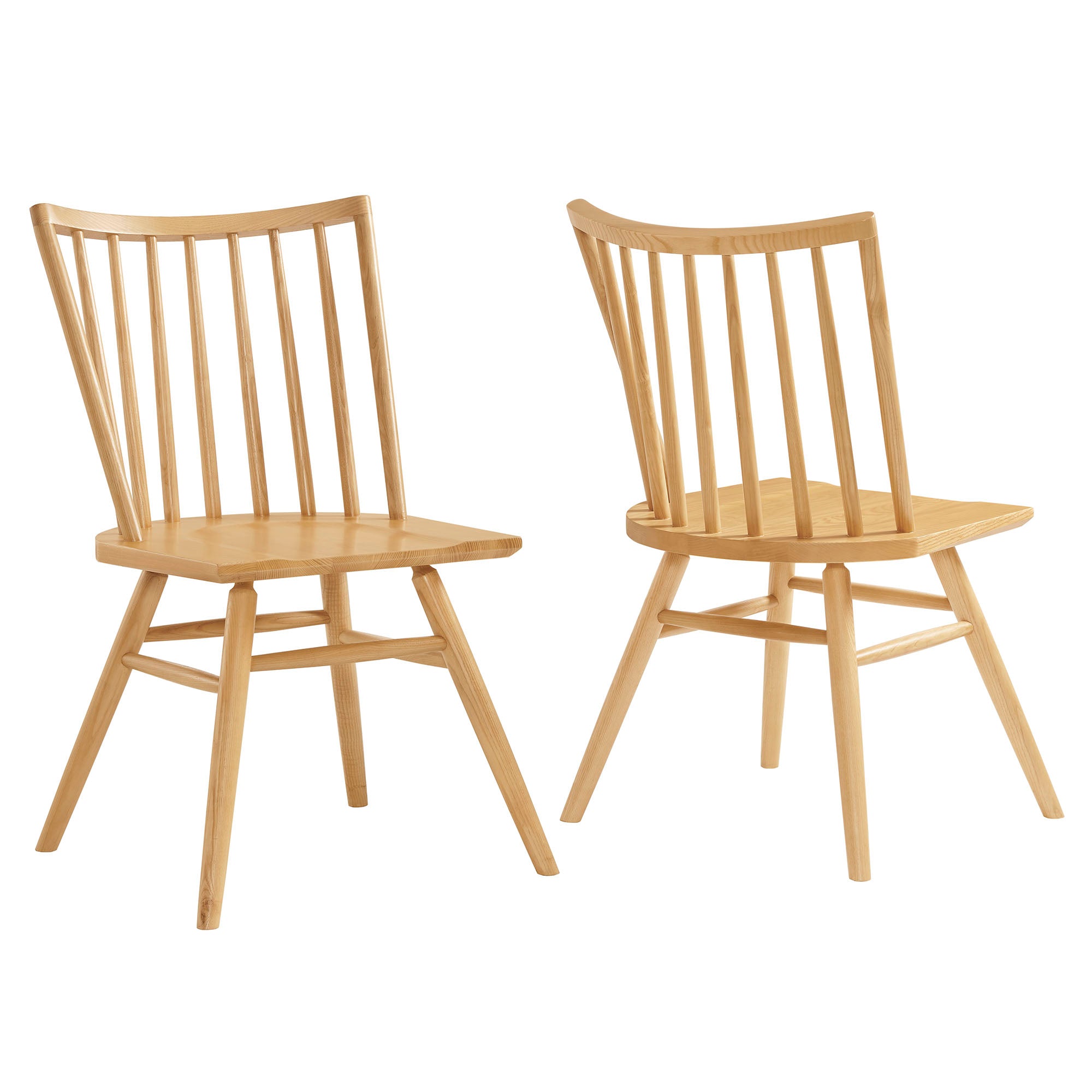 Alvar Spindle Back Dining Side Chairs Set of 2 – Modway