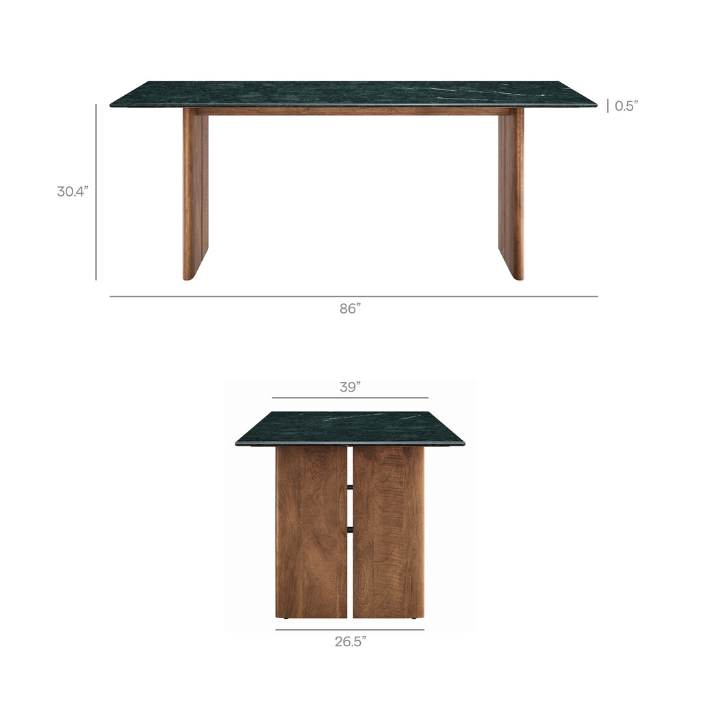 Walnut Green Marble