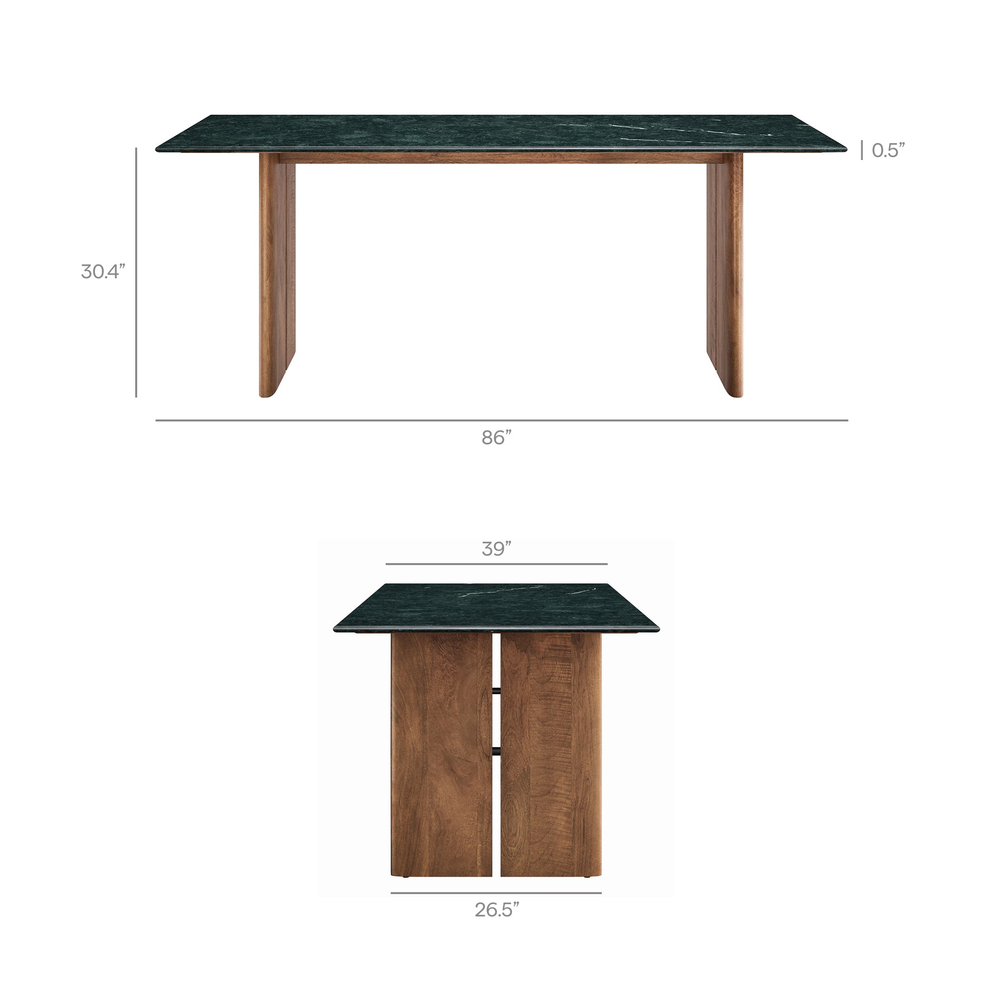 Walnut Green Marble
