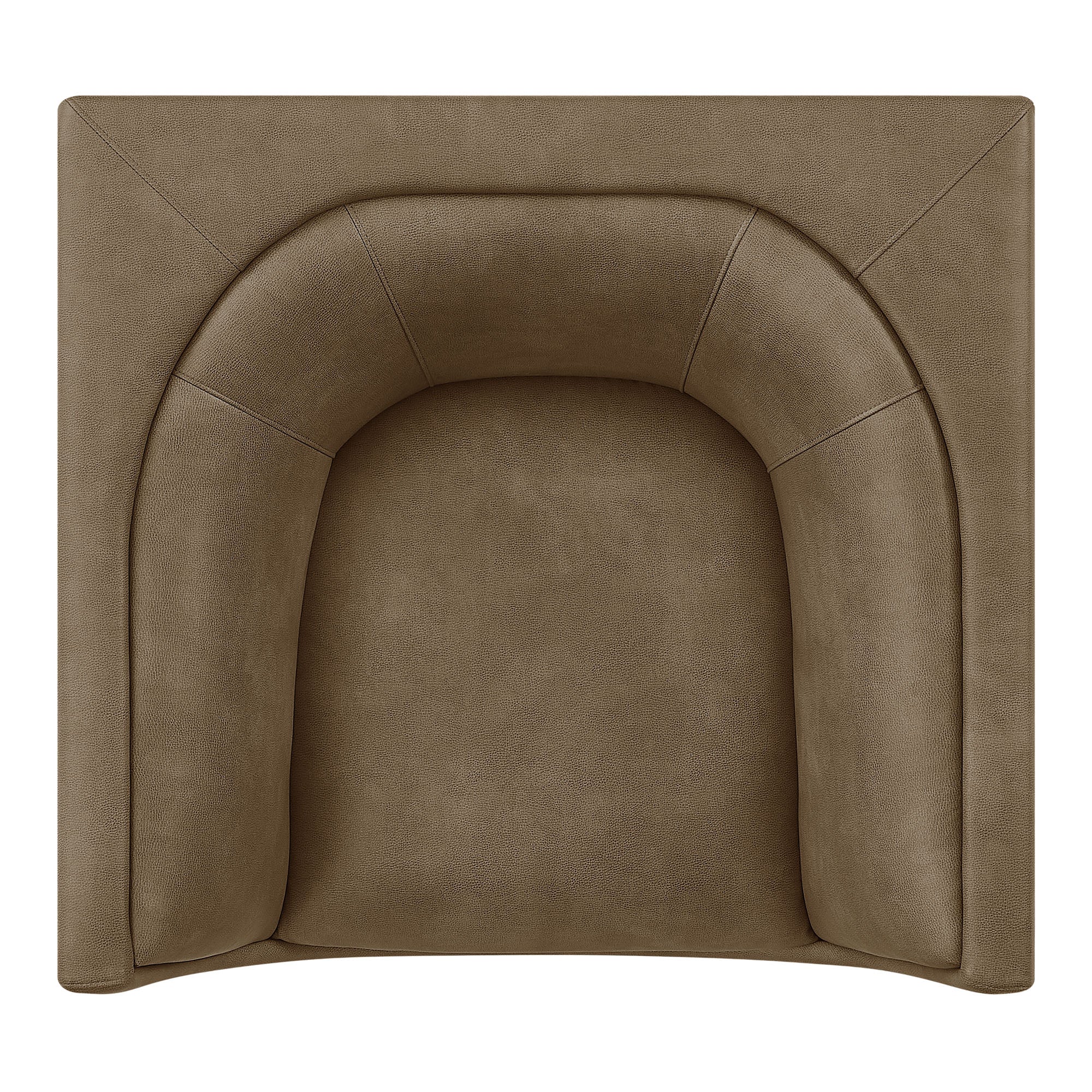 Hilda Curved Back Vegan Leather Armchair – Modway