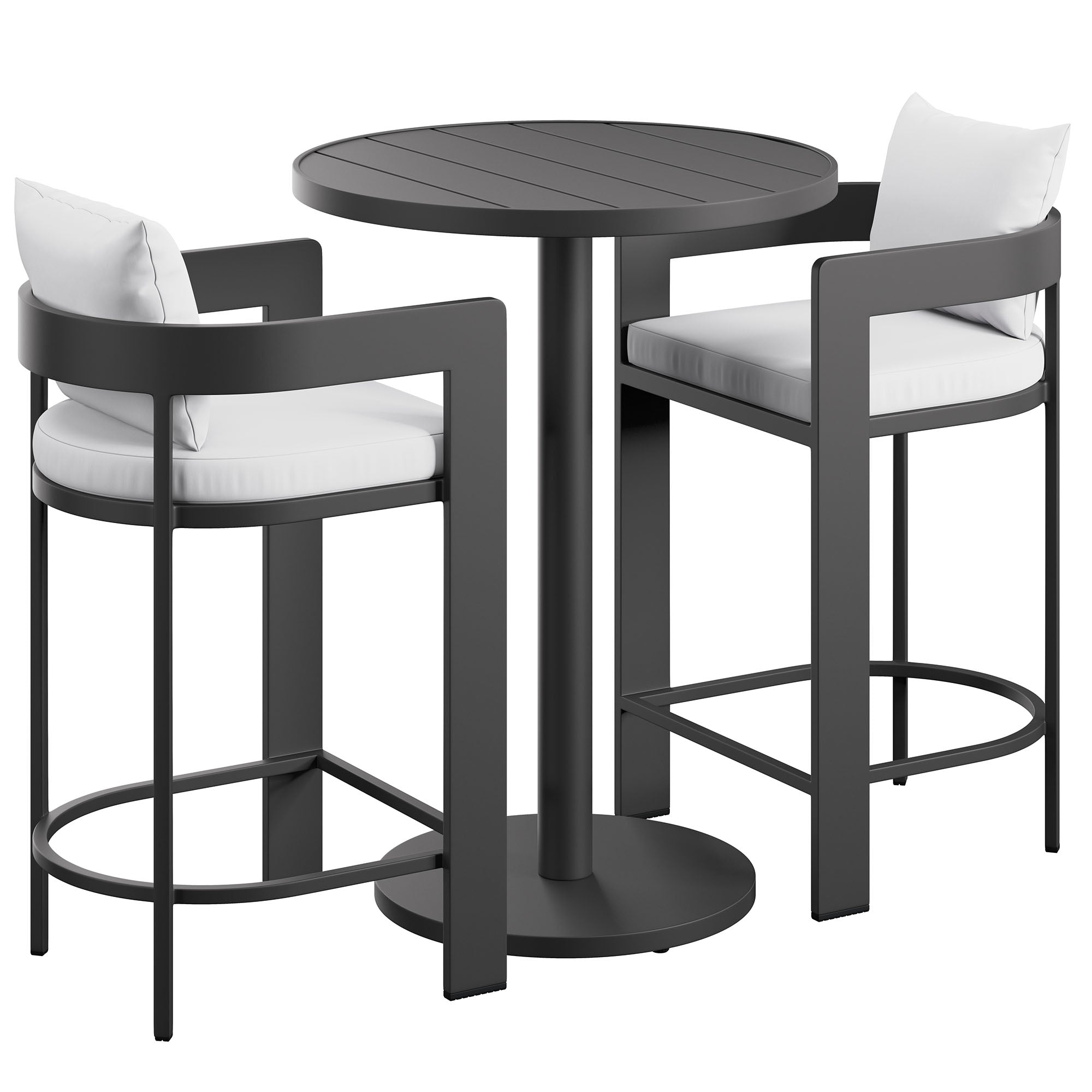 Aeris 9-Piece Outdoor Patio Aluminum Dining Set – Modway