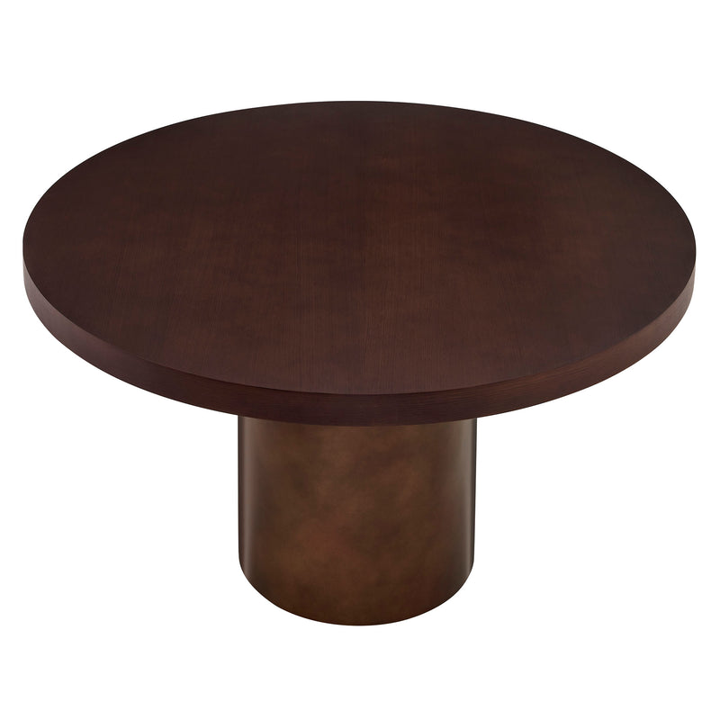 Dark Walnut Burnished Brass