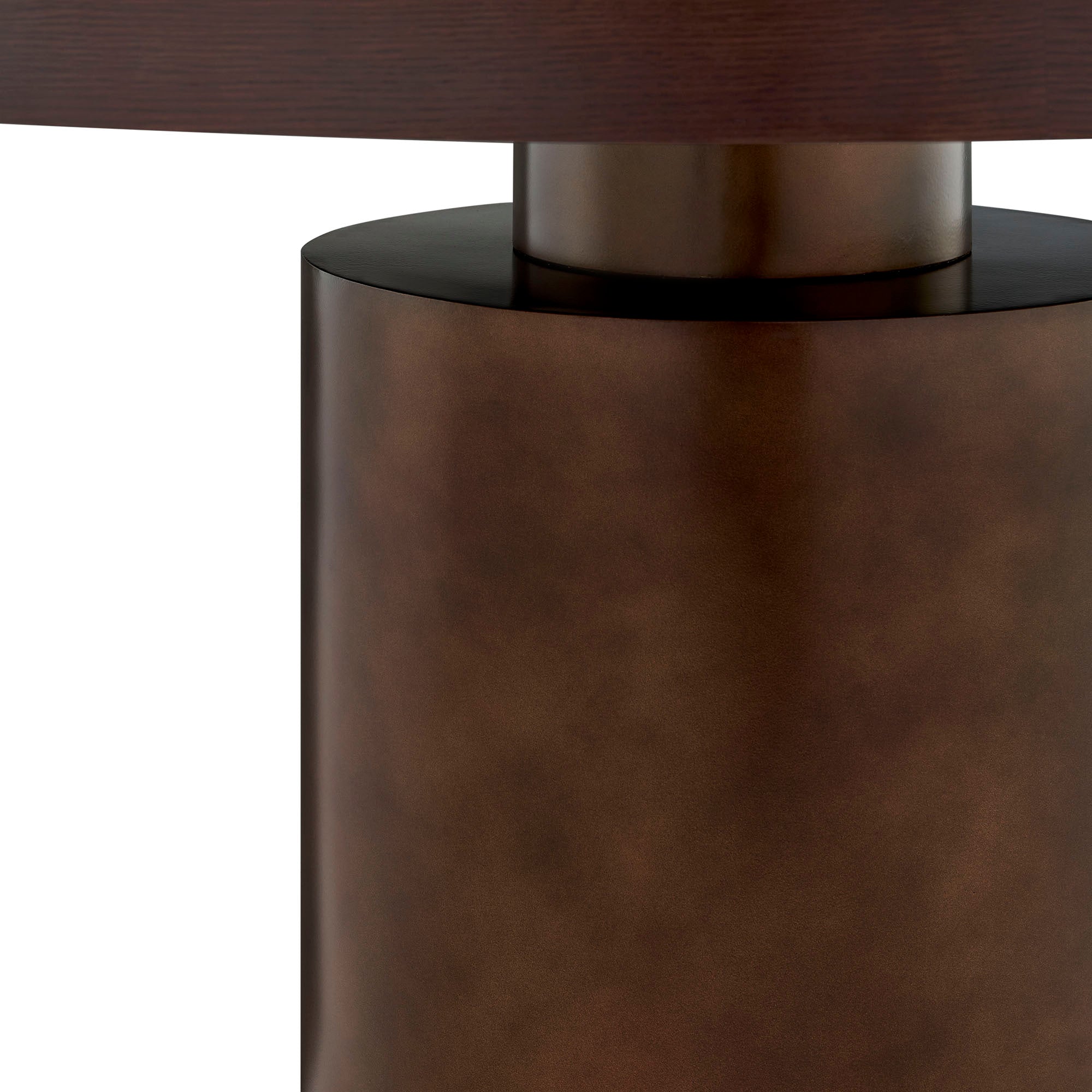 Dark Walnut Burnished Brass
