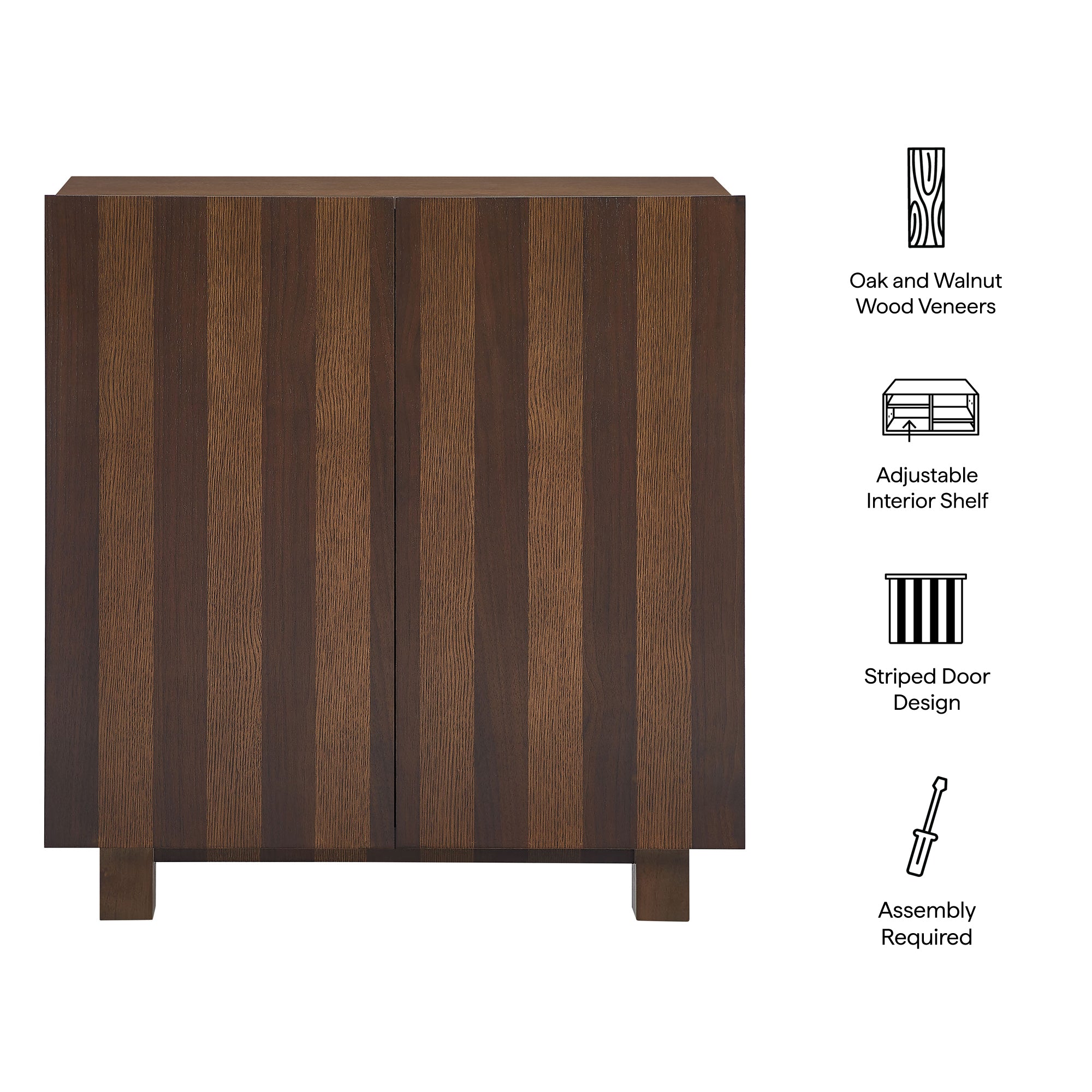 Dark Walnut Stripe