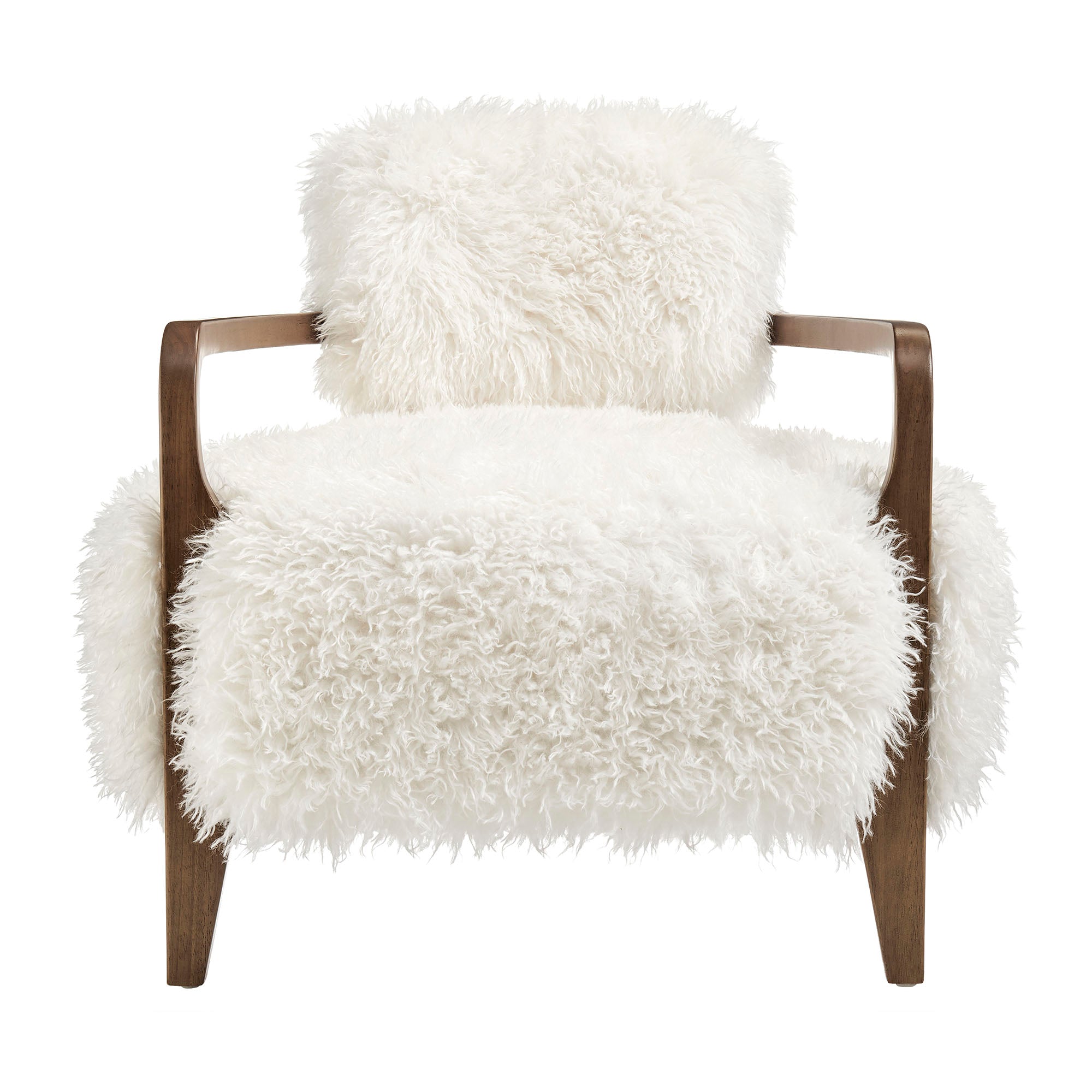 雪のchair Zinnia Faux Fur Accent Chair – Modway