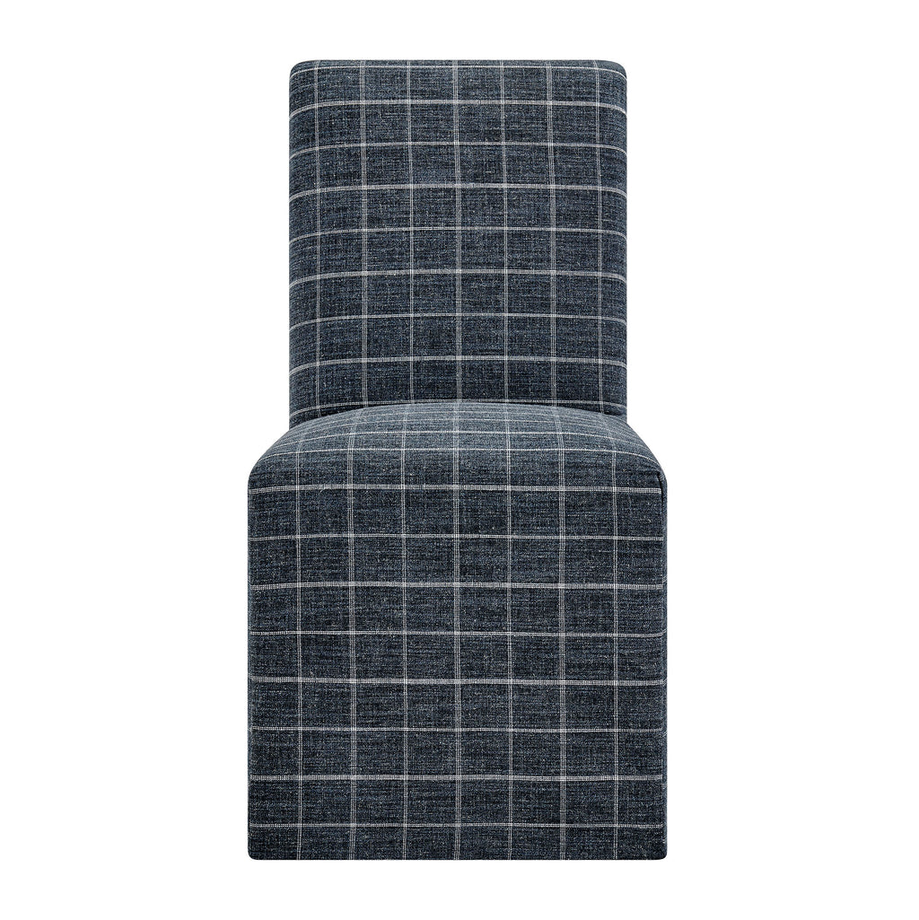 Denim Windowpane Check