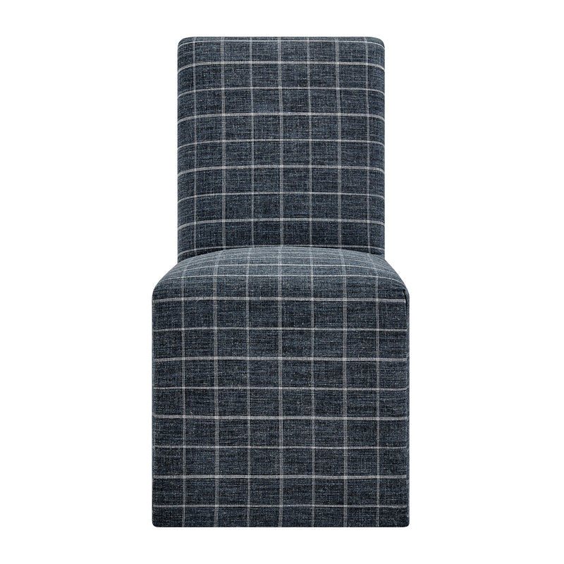 Denim Windowpane Check