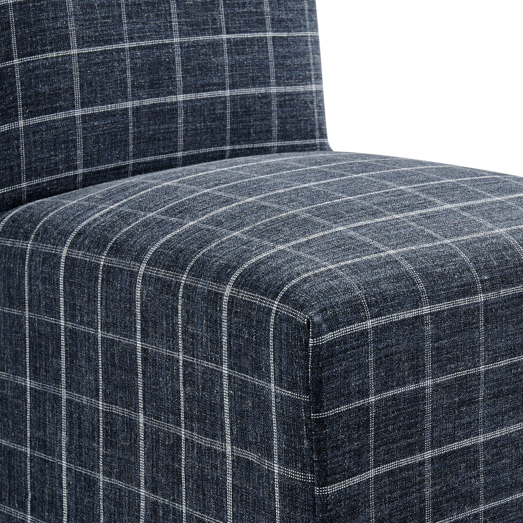 Denim Windowpane Check