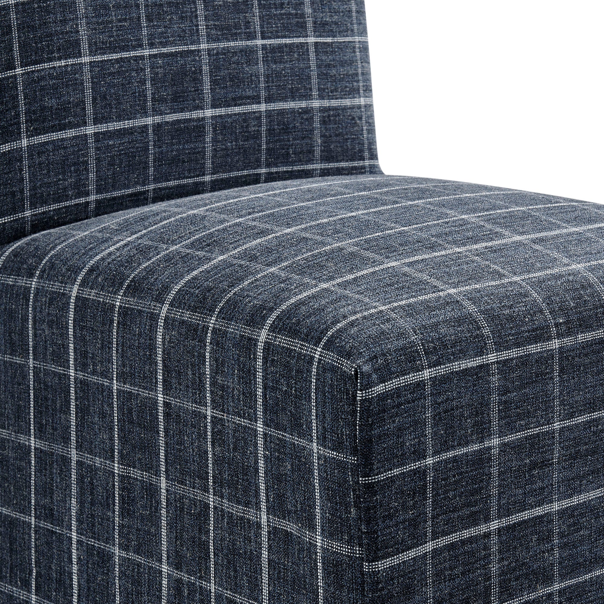 Denim Windowpane Check