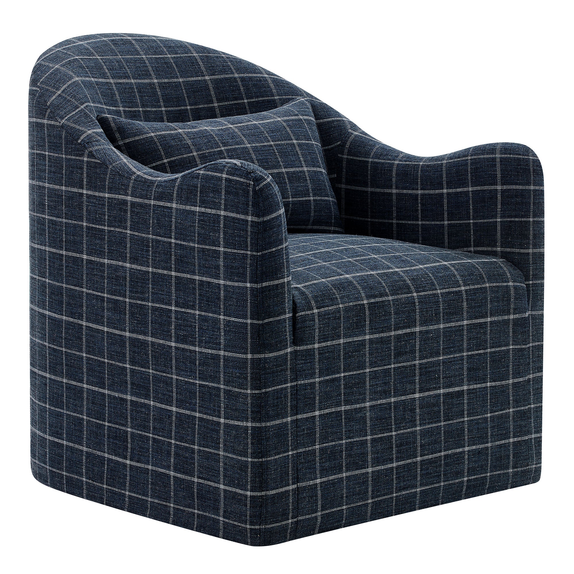 Denim Windowpane Check
