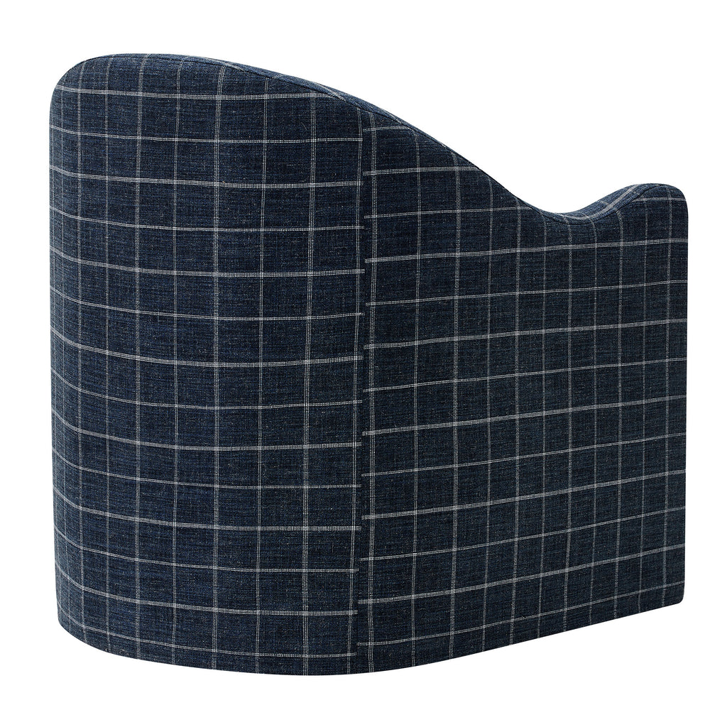 Denim Windowpane Check