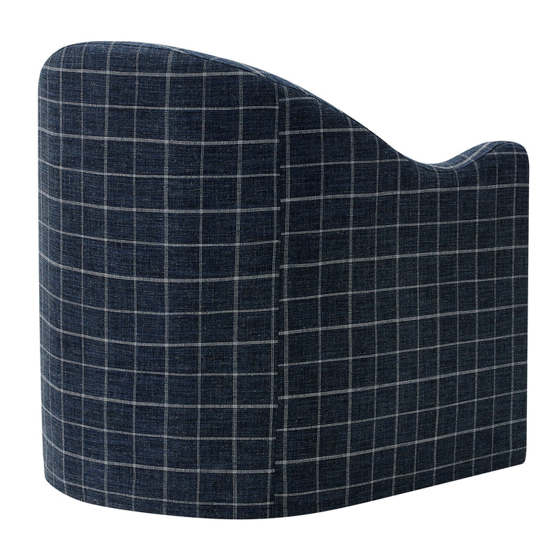 Denim Windowpane Check