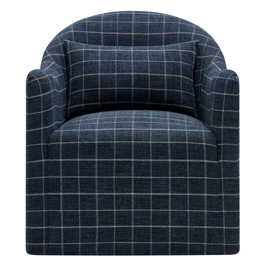 Denim Windowpane Check