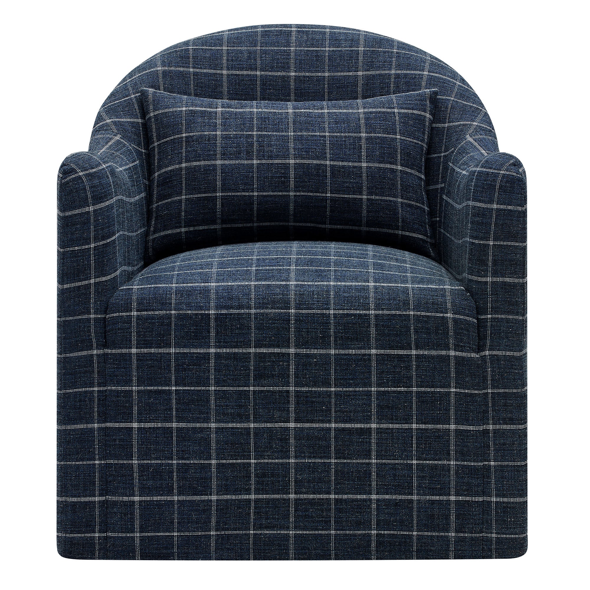 Denim Windowpane Check
