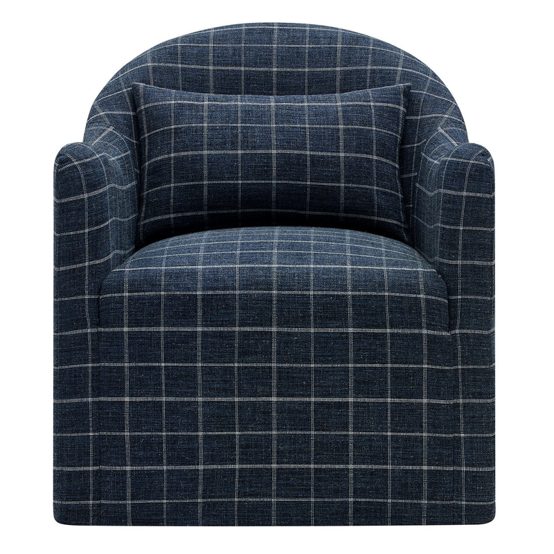 Denim Windowpane Check