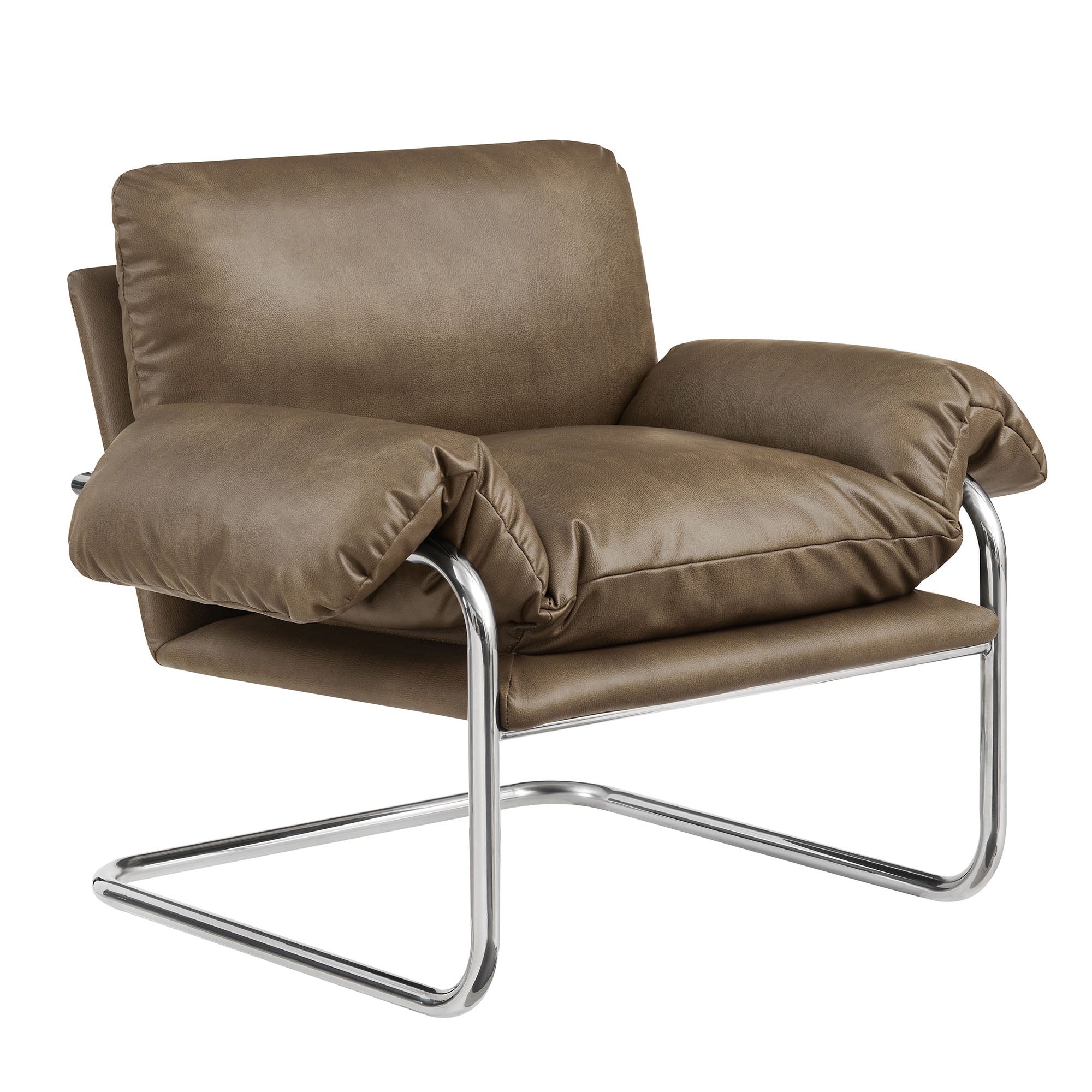 Ansel Vegan Leather Accent Chair – Modway