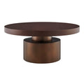 Dark Walnut Burnished Brass