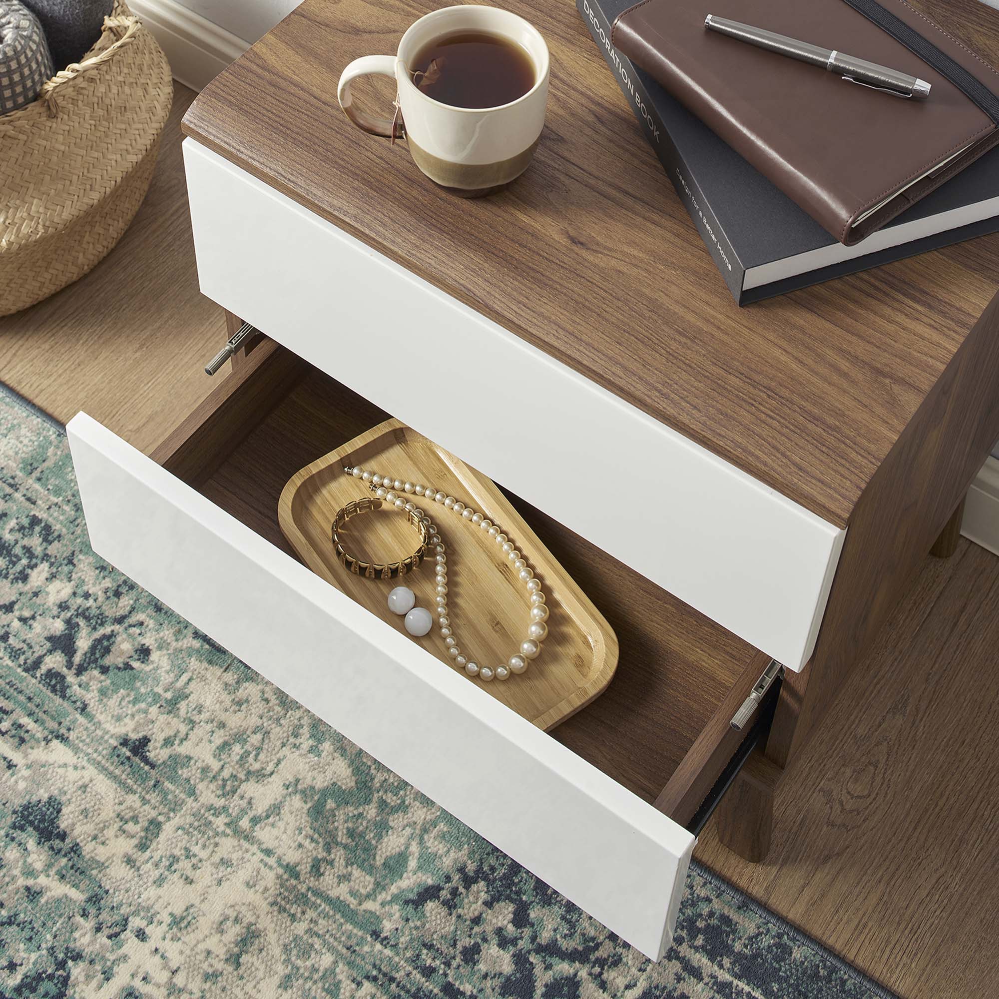 Walnut White
