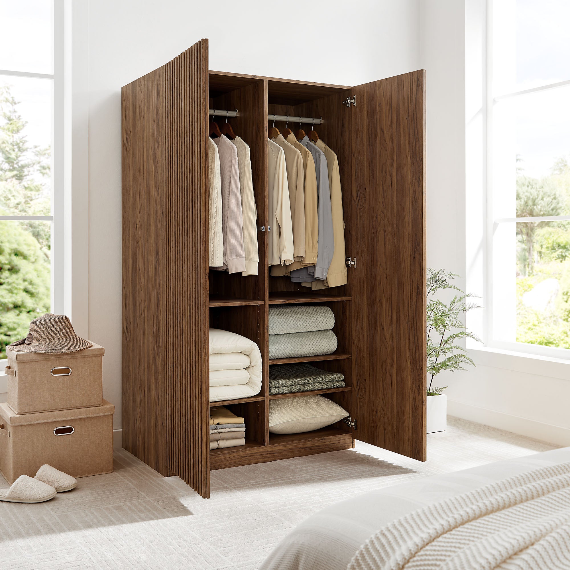 wardrobe dresser Render 2-Door Wardrobe Closet