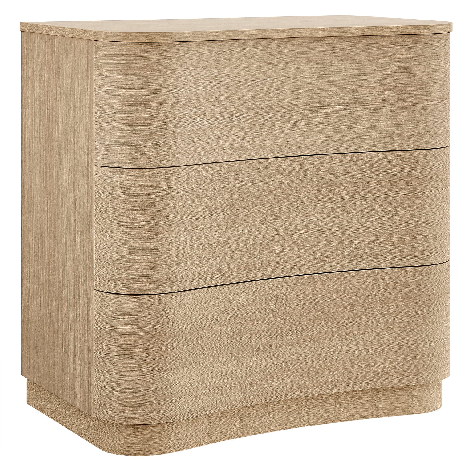Mirae 3-Drawer Curved Compact Dresser Modway Mirae 3-Drawer Curved Compact Dresser Modway