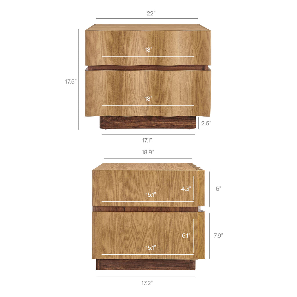 Light Oak Walnut