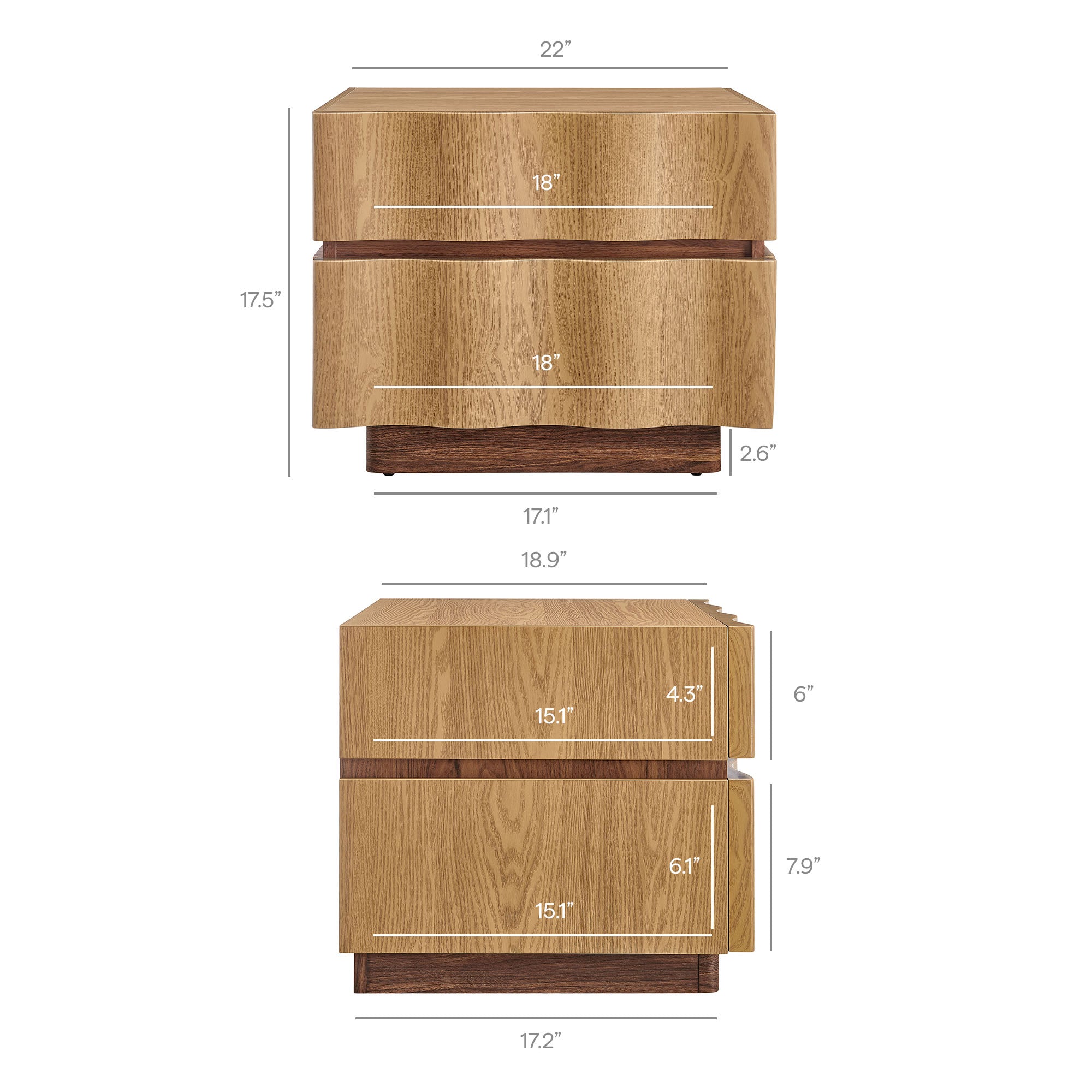Light Oak Walnut