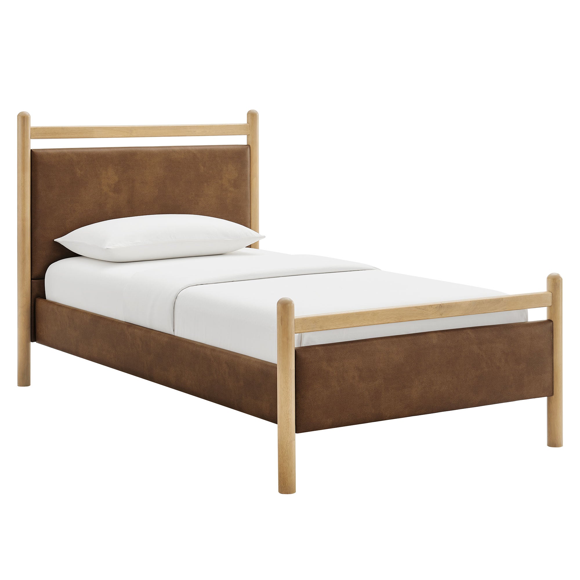 Ginny Vegan Leather Platform Bed Frame – Modway