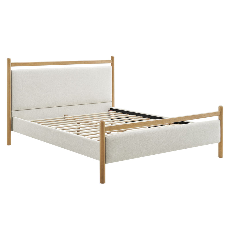 Light Oak Heathered Ivory / Queen