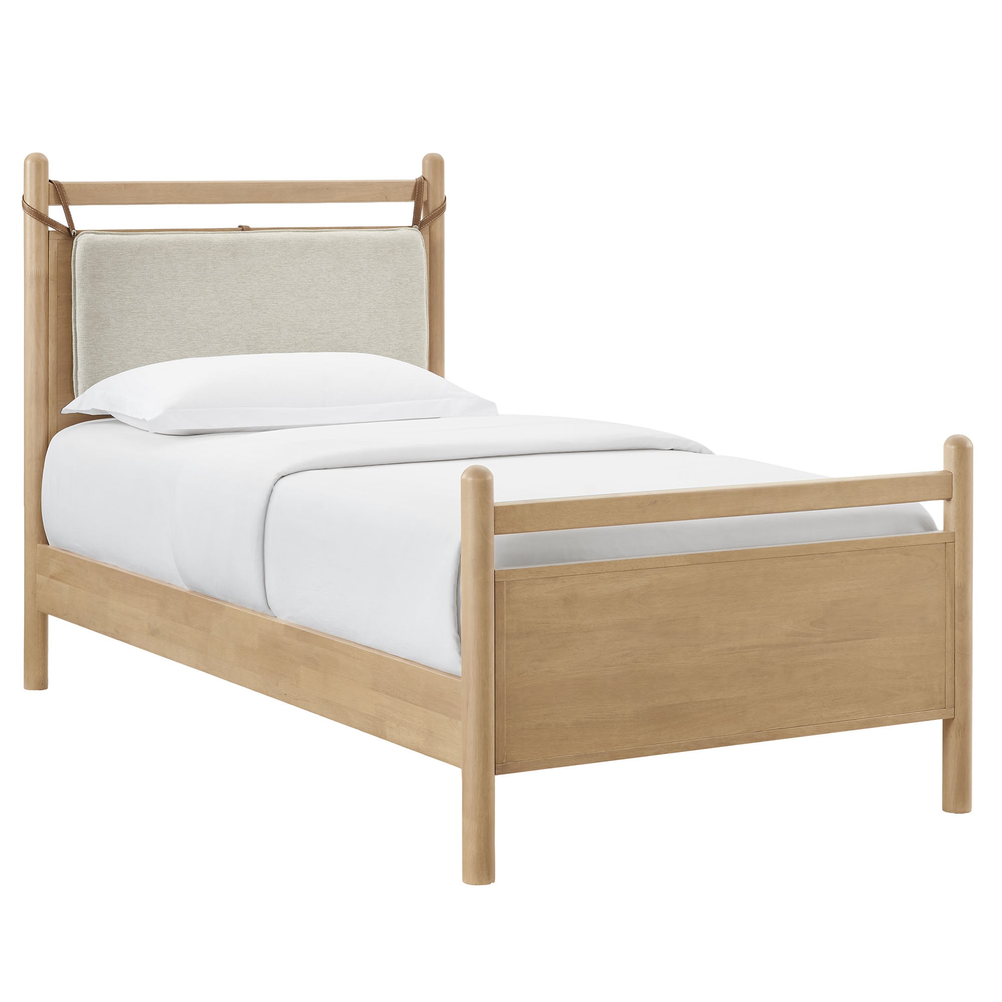 Light Oak Heathered Ivory / Twin