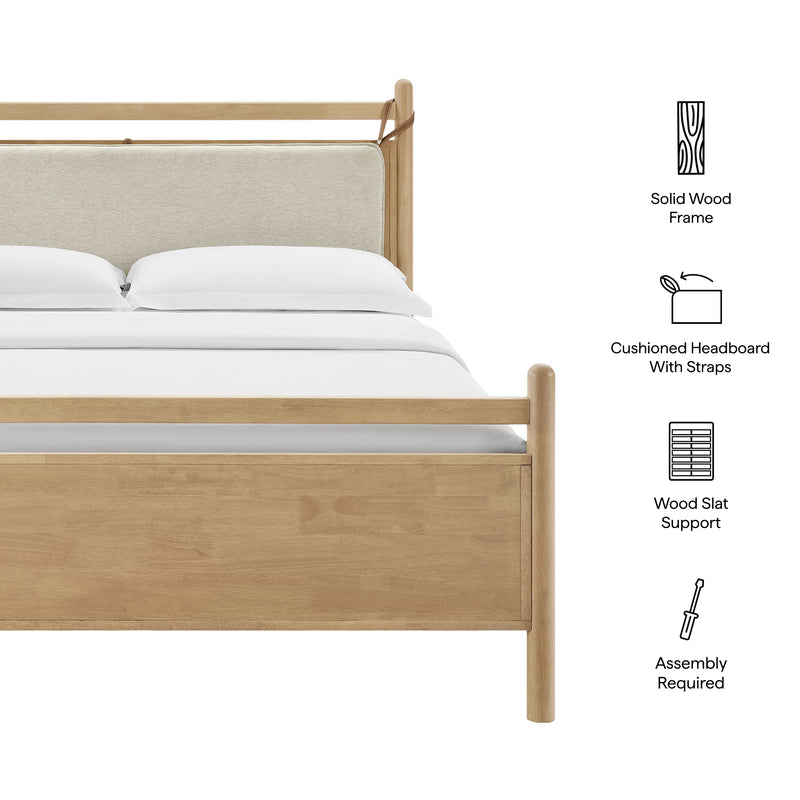 Light Oak Heathered Ivory / Queen