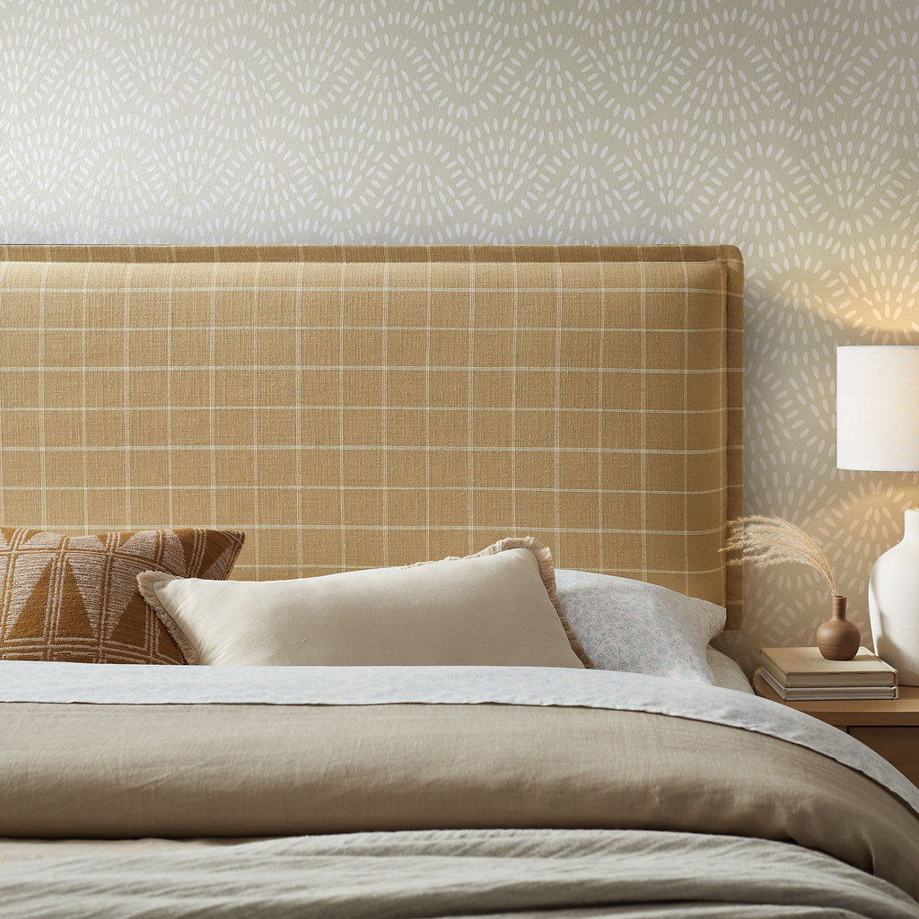 Hemp Windowpane Check / Queen