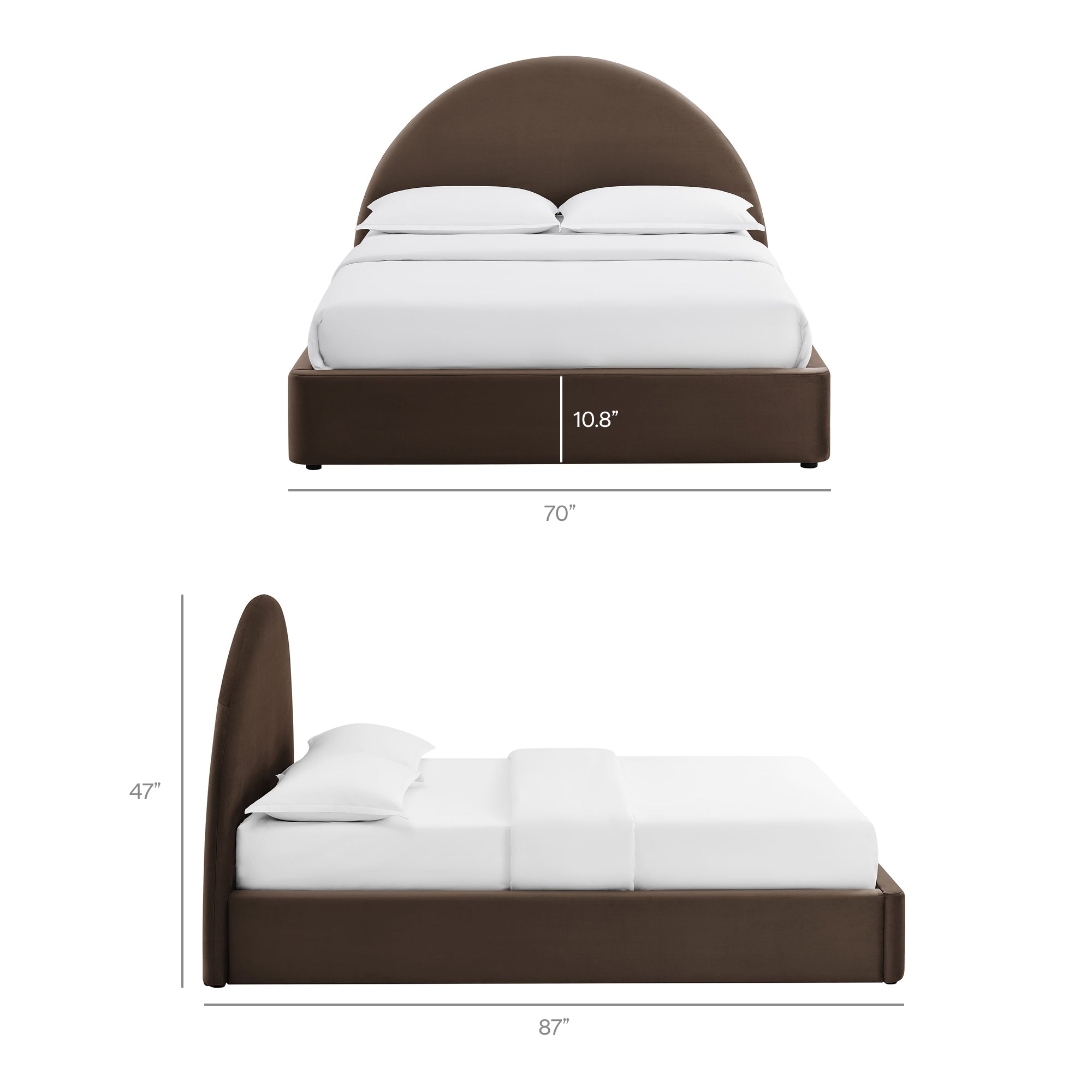 Chocolate Brown / Queen
