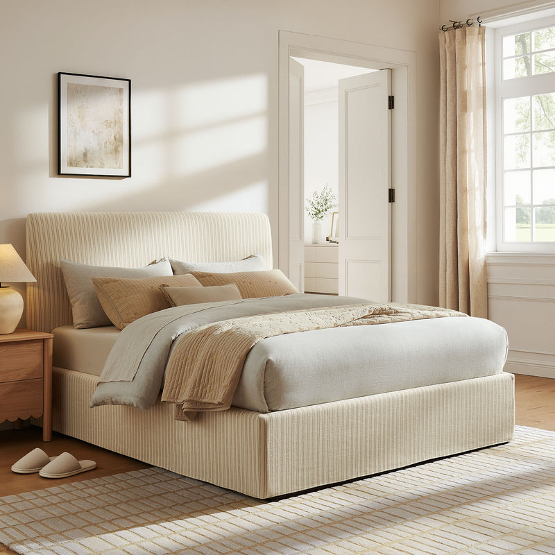 Oatmeal Stripe / Queen