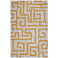 Ivory Light Gray and Banana Yellow / 8x10