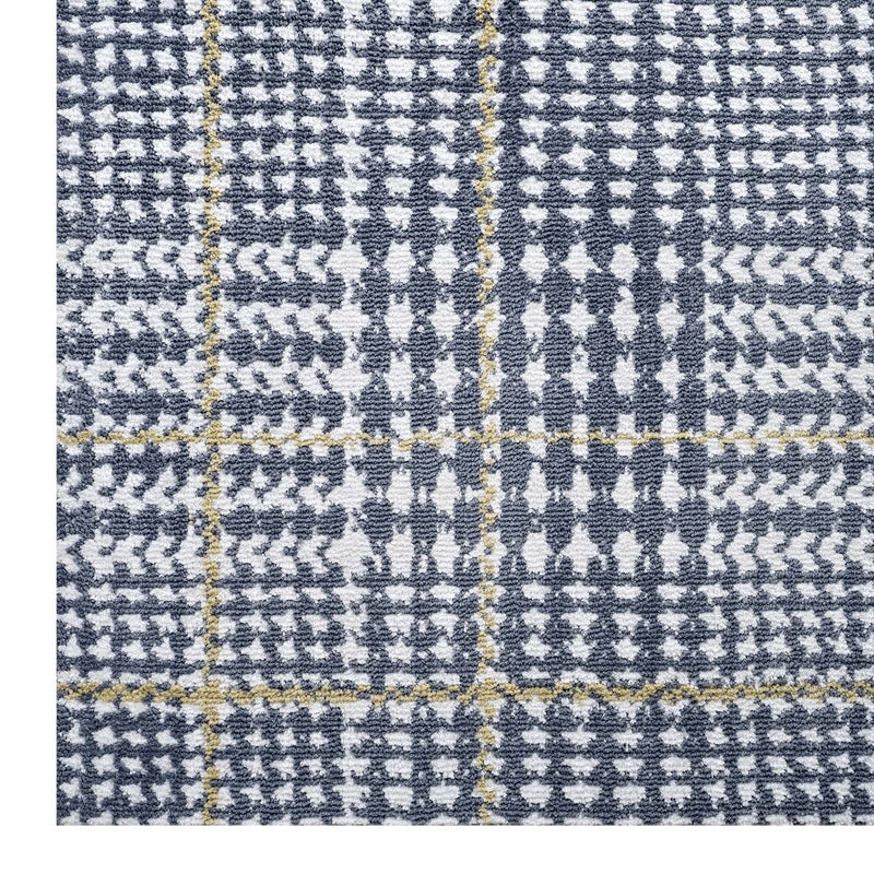Ivory Cadet Blue and Citron / 5x8