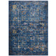 Dark Blue Yellow and Orange / 5x8