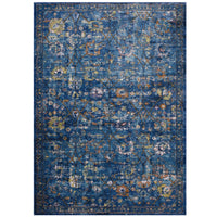 Dark Blue Yellow and Orange / 8x10